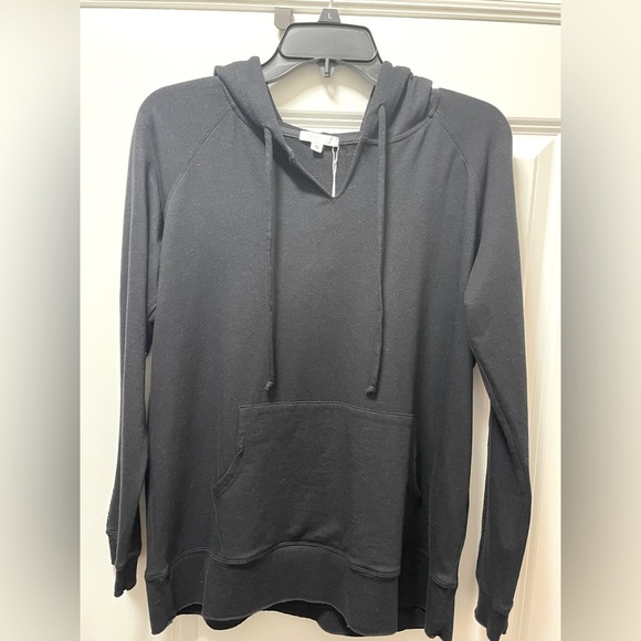 NWT. $158R  Johnny Was Calme Hoodie W/Glitter Stripe On Sleeves. Size Sm… - Picture 2 of 6